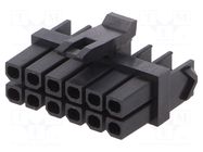 Connector: wire-board; plug; female; PIN: 12; Micro-Fit TPA; 3mm MOLEX