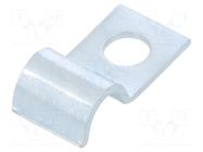 Screw mounted clamp; ØBundle : 7mm; Ømount.hole: 6mm; W: 12mm; 1015 OBO BETTERMANN