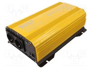 Converter: DC/AC; 1000W; Uout: 230VAC; 11÷15VDC; Ppeak: 1500W; 12V 