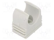 Bracket; polypropylene; light grey; W: 25.3mm; H: 25mm; Thk: 16mm OBO BETTERMANN