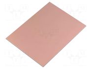 Laminate; aluminium; 1mm; L: 100mm; W: 75mm; Coating: copper SOLDER PEAK