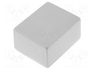 Enclosure: designed for potting; X: 20mm; Y: 25mm; Z: 14mm; ABS; grey MASZCZYK