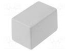 Enclosure: designed for potting; X: 16mm; Y: 26mm; Z: 17mm; ABS; grey MASZCZYK