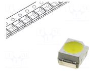 LED; white cold; SMD; 3528,PLCC2; 2100÷3000mcd; 120°; 20mA OPTOFLASH
