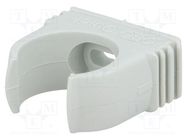 Bracket; polypropylene; light grey; W: 36.3mm; H: 34mm; Thk: 16mm OBO BETTERMANN