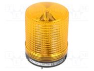 Signaller: lighting; flashing light; amber; S80; 24VDC; IP44; 216mA QLIGHT