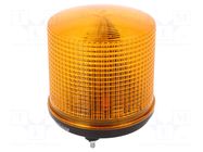 Signaller: lighting; flashing light; amber; S125; 24VDC; IP44; ABS QLIGHT