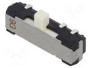 Switch: slide; Pos: 3; DP3T; 0.2A/12VDC; ON-ON-ON; SMT; 12x3.5x3.5mm Nidec Copal Electronics