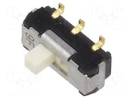 Switch: slide; Pos: 2; DPDT; 0.2A/12VDC; ON-ON; SMT; -40÷85°C; CL-SB Nidec Copal Electronics