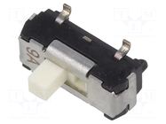 Switch: slide; Pos: 2; SPDT; 0.2A/12VDC; ON-ON; SMT; 8.5x3.5x3.5mm Nidec Copal Electronics