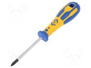 Screwdriver; Pozidriv®; PZ1; Dextro; Blade length: 80mm C.K