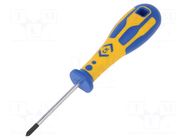 Screwdriver; Pozidriv®; PZ0; Dextro; Blade length: 60mm C.K