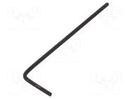 Wrench; hex key; HEX 0.9mm; Overall len: 30mm C.K