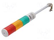 Signalling column; red/amber/green; LED; 24VDC; IP23; ST56L; ABS QLIGHT