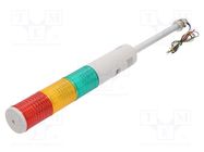 Signaller: signalling column; LED; red/amber/green; 24VDC; IP23 QLIGHT