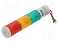 Signaller: signalling column; LED; red/amber/green; 24VDC; IP23 QLIGHT
