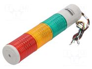 Signaller: signalling column; LED; red/amber/green; 24VDC; IP44 QLIGHT