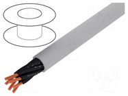 Wire; BiT 500 H B2ca; 6x0.75mm2; unshielded; 300V,500V; Cu; grey BITNER