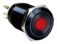 ANTI VANDAL SW, SPDT, 5A, 24V/125V, RED