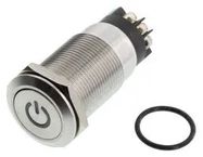 ANTI VANDAL SW, SPDT, 5A, 24V/125V, GRN