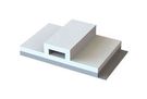 CABLE TIE MOUNT, ADHESIVE, WHITE