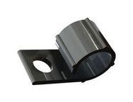 CABLE CLAMP, NYLON 6.6, BLACK, 6.4MM