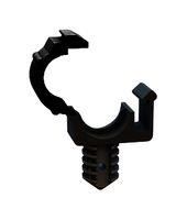 CABLE CLAMP, HINGED, NYLON 6.6, BLACK