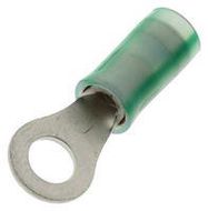 TERMINAL, RING TONGUE, #8, CRIMP, GREEN