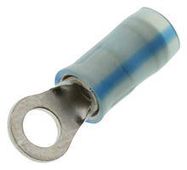 TERMINAL, RING TONGUE, #6, CRIMP, BLUE