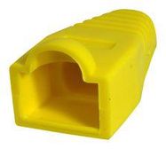 BOOT, RJ45 PLUG CONN, 1POS, PVC, YELLOW