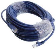 CABLE, RJ45 PLUG, CAT5E, 50FT, BLUE