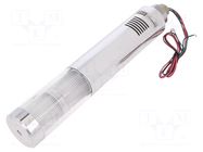 Signalling column; red/green; LED; 24VDC; Sound level: 90dB(d=1m) QLIGHT