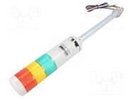 Signaller: signalling column; LED; red/amber/green; 24VDC; IP54 QLIGHT