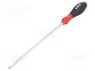 Screwdriver; slot; 5,5x1,0mm; SoftFinish®; Blade length: 200mm WIHA