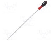 Screwdriver; slot; 5,5x1,0mm; SoftFinish®; Blade length: 300mm WIHA