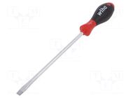 Screwdriver; slot; 10x1.6mm; SoftFinish®; Blade length: 200mm WIHA
