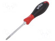 Screwdriver; assisted with a key; Pozidriv®; PZ1; SoftFinish® WIHA