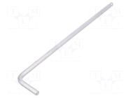 Wrench; hex key,spherical; HEX 4mm; Overall len: 142mm WIHA