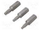 Kit: screwdriver bits; Torx®; hardened; 25mm; Size: TX10,TX15,TX20 WIHA