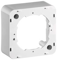 Surface Frame for Antenna Wall Sockets - 1-piece surface-mounted frame in white