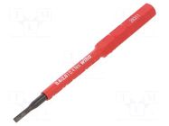 Interchangeable blade; insulated; slot; 2x0.4mm; max.0.4Nm; 1kVAC WIHA