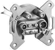 4-Hole Antenna Stub/End Socket - with direct voltage (DC) feed-through