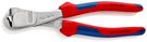 KNIPEX 67 05 200 High Leverage End Cutting Nipper with multi-component grips chrome-plated 200 mm