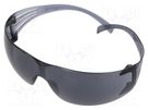 Safety spectacles; Lens: gray; Classes: 1; 18g 3M