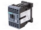 Contactor: 3-pole; NO x3; Auxiliary contacts: NO; 24VAC; 7A; 3RT20 SIEMENS