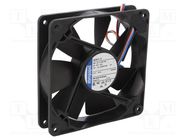 Fan: DC; axial; 48VDC; 119x119x25mm; 170m3/h; 43dBA; ball bearing EBM-PAPST