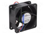 Fan: DC; axial; 12VDC; 60x60x25mm; 35m3/h; 27dBA; slide; 4100rpm EBM-PAPST