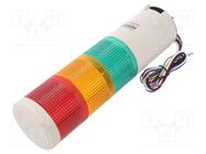 Signaller: signalling column; LED; red/amber/green; 24VDC; IP54 