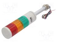 Signaller: signalling column; LED; red/amber/green; 24VDC; IP65 QLIGHT