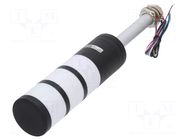 Signalling column; red/amber/green; LED; 24VDC; IP65; QTR70L; ABS QLIGHT